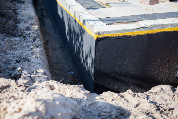 Residential Exterior Waterproofing installation at a Troy, AL home by SJ Waterproofing Pros