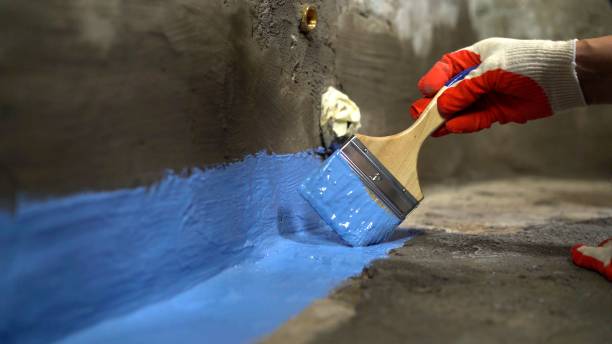 Commercial Exterior Waterproofing project at a Troy, AL business property by SJ Waterproofing Pros